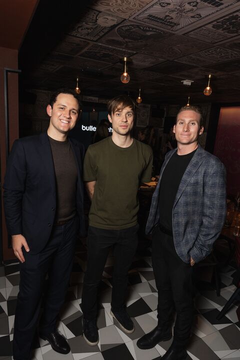 Founders and creators connecting at the NYC dinner