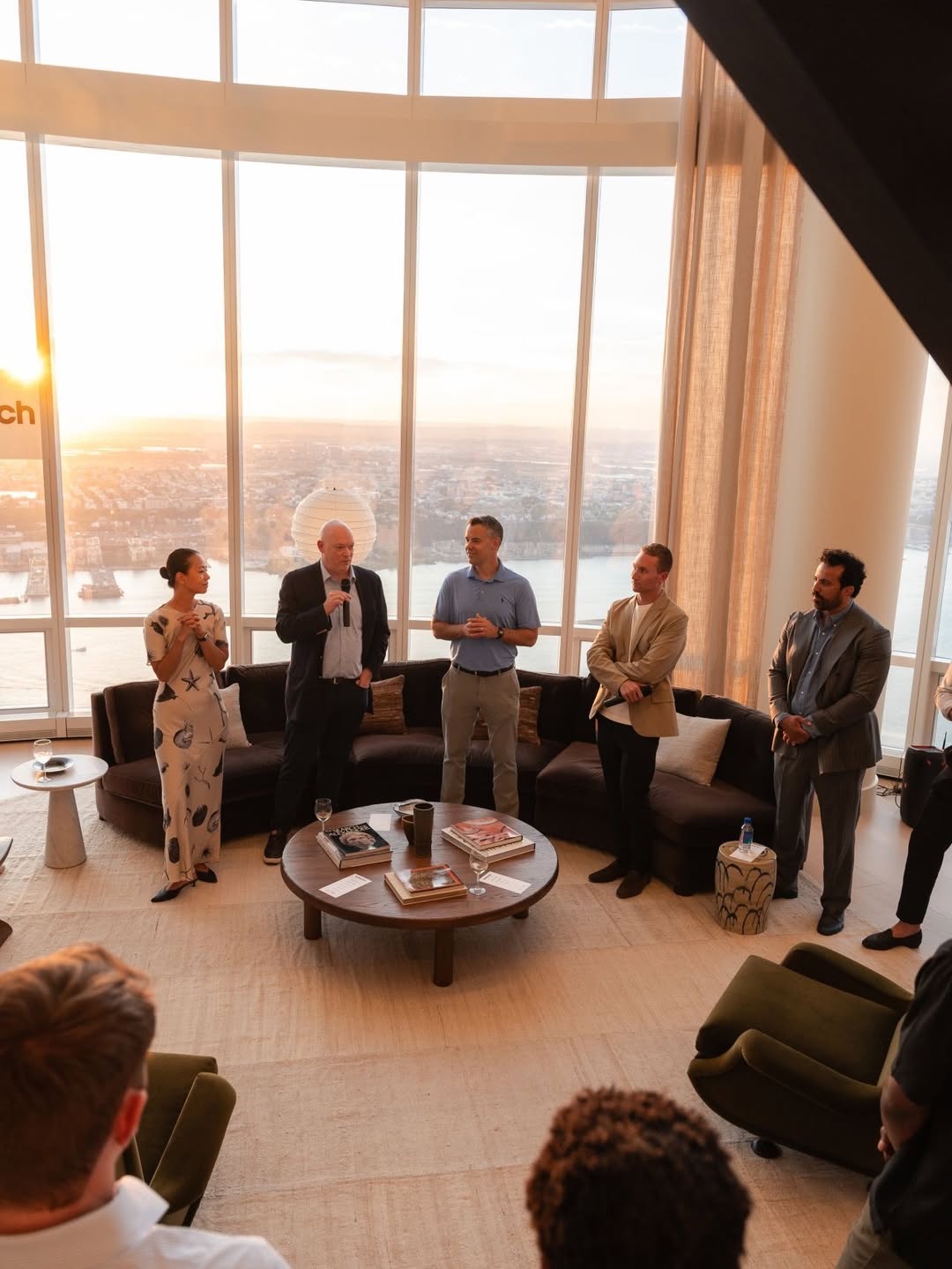 Bulletpitch investor cocktail party Instagram post