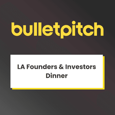 SF Founder & Investor Dinner